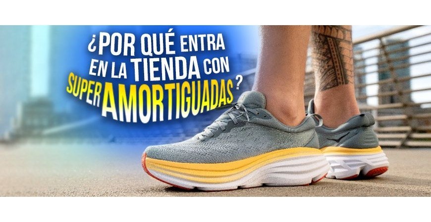Warum betritt er den Laden mit supergepolsterten Schuhen?