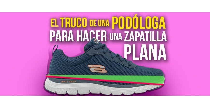 O truque do podólogo para fazer uma sapato plana