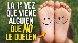 Das erste Mal kommt jemand, dessen Füße nicht weh tun