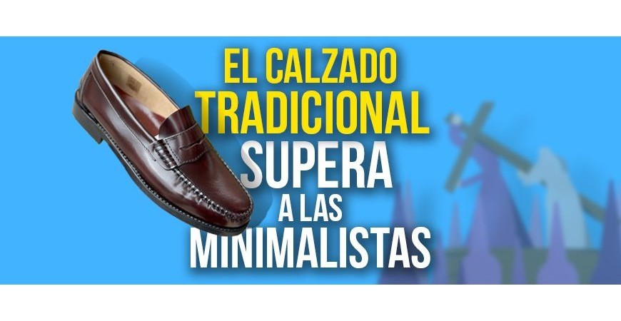 When traditional shoes overcome barefoot shoes