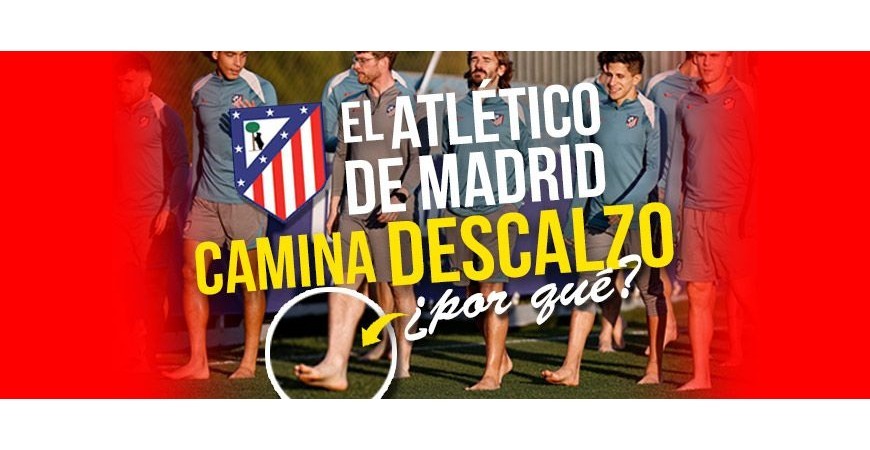 Wussten Sie, dass auch Atlético de Madrid Barfuß geht?