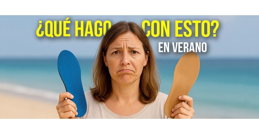 Wohin mit der orthopädischen Einlage im Sommer?