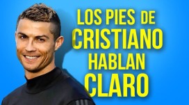 Cristiano Ronaldos Füße sprechen laut und deutlich. Barfuß-Fußballschuhe.