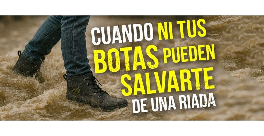Quando a tua rua é um rio e nem um bom par de botas te pode salvar