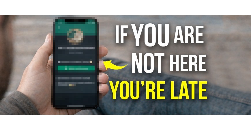 If you're not in, you're late