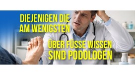 Diejenigen, die am wenigsten über Füße wissen, sind Podologen