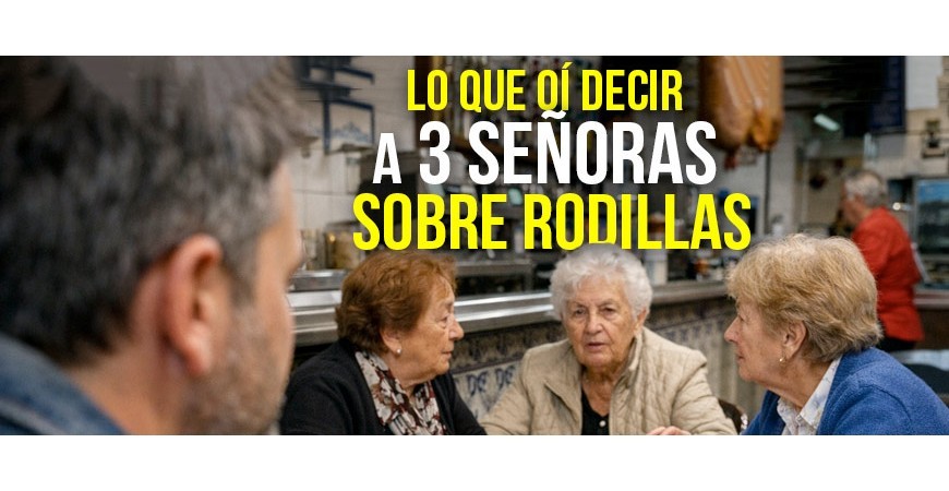 Lo que escuché en un bar sobre rodillas y lo que nadie dice