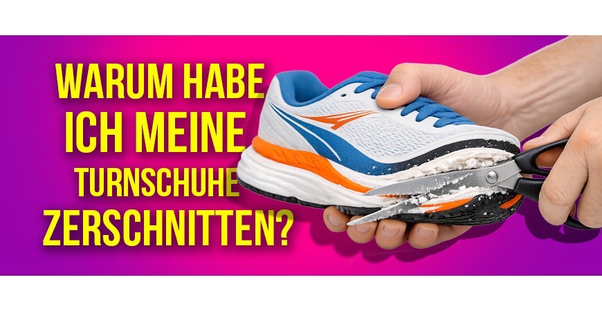 Warum ich angefangen habe, Turnschuhe mit einer Schere zu zerstören