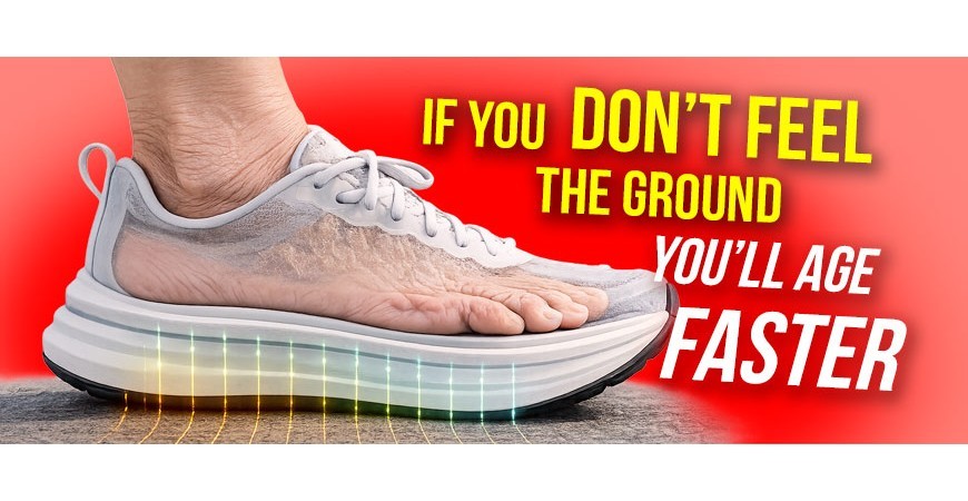 If you can't feel the ground, you're getting old