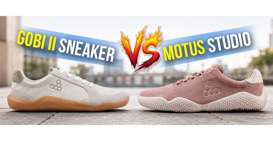 Gobi II Sneaker vs Motus Studio: dos Vivobarefoot muy distintas para lo mismo