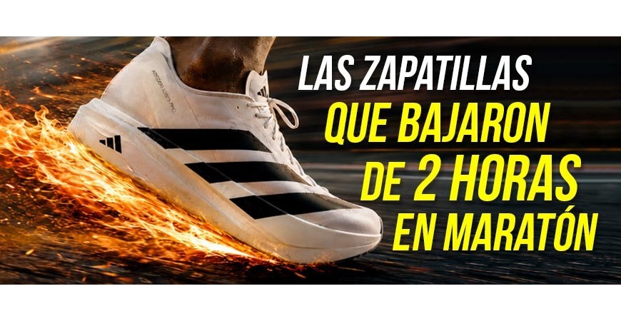 Las Adidas que bajaron de 2 horas en maratón no son barefoot
