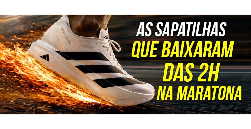 As Adidas que baixaram das 2 horas na maratona não são barefoot