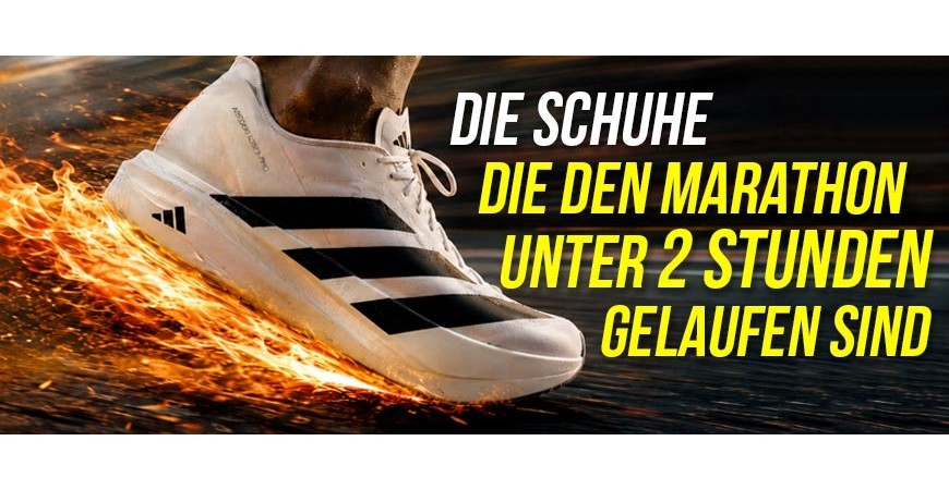 Die Adidas, die den Marathon unter 2 Stunden gelaufen sind, sind keine Barefoot-Schuhe
