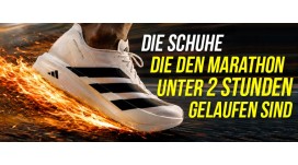 Die Adidas, die den Marathon unter 2 Stunden gelaufen sind, sind keine Barefoot-Schuhe