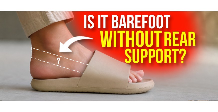 Can a slide be barefoot if it doesn’t have rear support?