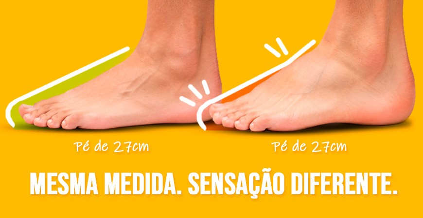 Escolheste o tamanho certo e, mesmo assim, o sapato não te fica bem?