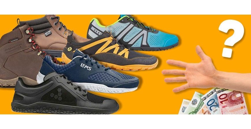 Entre nós os dois. Porque é que sapatos minimalistas/pés descalços são tão caros?