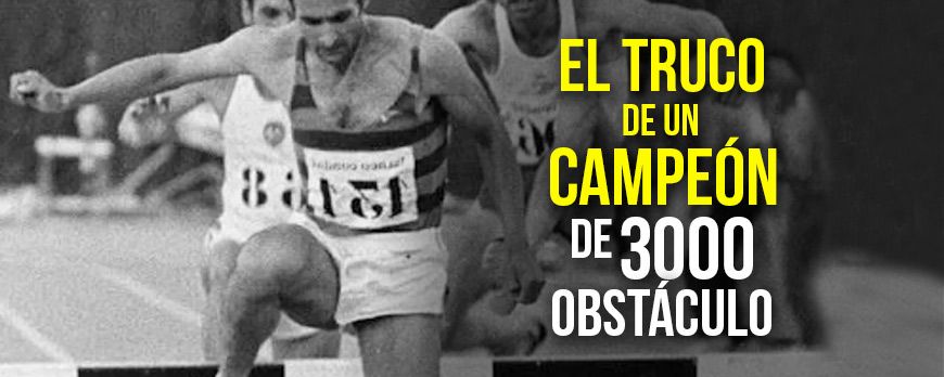 El truco de un campeón de España de 3000 obstáculo