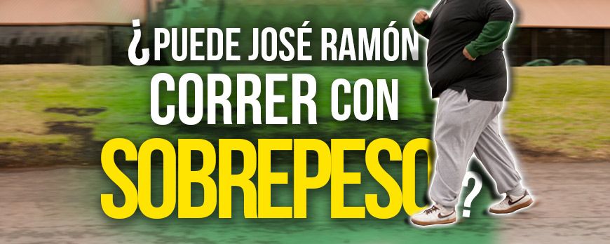 Jose Ramón, his knees and 40 extra kilos