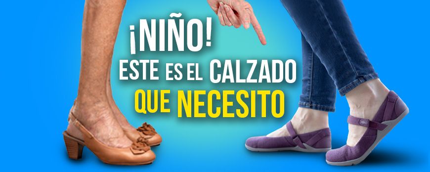 Niño, este es el zapato que necesito…