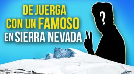 Festejando com uma celebridade em Sierra Nevada