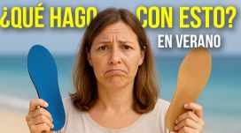 Dónde meto la plantilla ortopédica en verano?