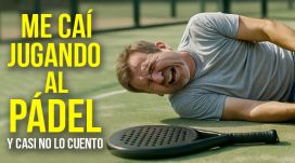 Me caí jugando al pádel con calzado barefoot